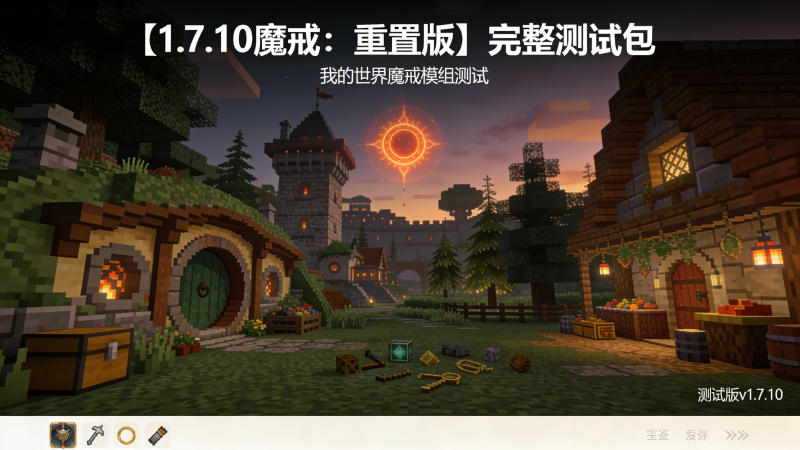 【1.7.10 魔戒：重置版】完整测试包-魔戒MC中文站